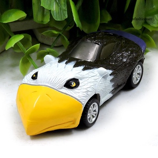 Bby - diseño de animales de dibujos animados tire hacia atrás modelo de coche Mini vehículo niños juguete educativo (4)
