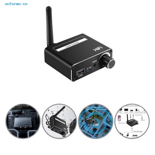 onformn Convertidor De Audio Digital Duradero A Analógico Bluetooth compatible Con Receptor Auxiliar Señal Estable Para TV