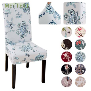 METTER1 Modern Chair Cover Stretchable Home Textile Seat Slipcovers Universal Elastic Party Decor Floral Printed Restaurant Hotel for Bedroom Dining Room Home Decoration