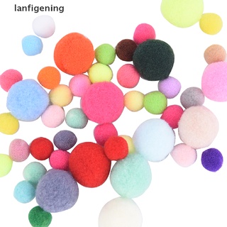 Ling 100 piezas DIY artesanía Mini poms esponjoso colorido poms bola fieltro 10mm 20mm.