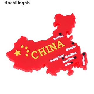 [tinchilinghb] mapa de bandera de china 3d imán nevera nevera pegatina regalo de viaje recuerdo [caliente]