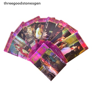 [threegoodstonesgen] romance holográfico angels oracle tarot tarjetas inglés juego de mesa