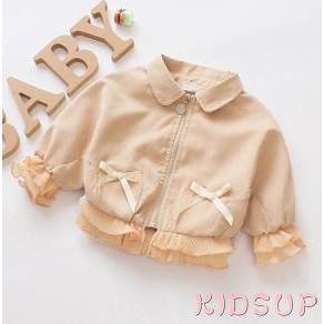 Kidsup niños bebé niñas prendas de abrigo cremallera abrigos otoño invierno chaquetas ropa (4)