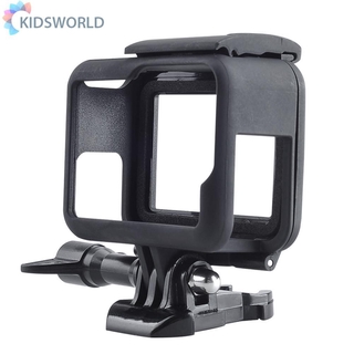 (kidsword) Carcasa protectora de marco estándar &amp;Amp; cubierta de lente para GoPro Hero 5 negro (1)