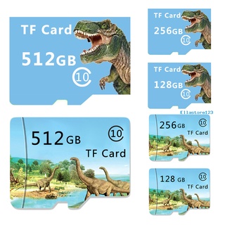 [PB] Dinosaurio 128/256/512GB Micro SD TF tarjeta de memoria Flash almacenamiento de archivos para cámara MP4