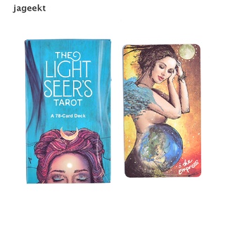 jageekt light seer's tarot a 78 cartas baraja e-guidebook tarjetas tablero adivinación juego co (7)