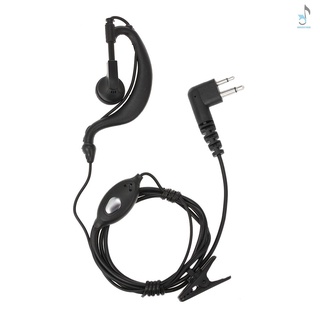 [Stock]Walkie Talkie Headset Earpiece with Mic PTT for Motorola Two Way Radio Walkie Talkie 2 Pin M Plug (1)
