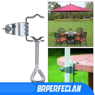 [BRPERFECLAN] Abrazadera de paraguas soporte de paraguas para banco Patio soporte para paraguas clip de montaje