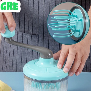 Batidor de huevo Manual batidor de mano batidor mezclador de hornear herramientas de cocina conveniente creativo duradero 2colors ABS+mascota espesar Manual