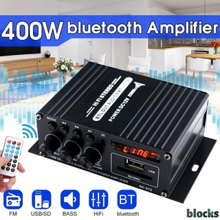 Eetheal13 AK380/AK370/AK170 Canal 2 Amplificador De potencia De audio karaoke Home Theater Bluetooth clase D USB/SD Entrada AUX ethereal13