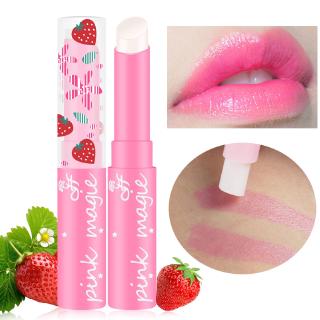 maquiagem labial dulce fresa bálsamo mágico maquillaje 1pcs labios bebé (1)