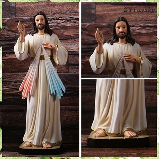 12 \\\\\\\\' pintura a mano figura de jesús estatua de resina estatuilla escultura decoración de la iglesia