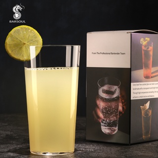 BSCK8101 cristal sin plomo de estilo japonés, cristal fino de Colin, vaso largo para beber, vaso de corte de agua para whisky, vaso de cóctel, vaso de agua