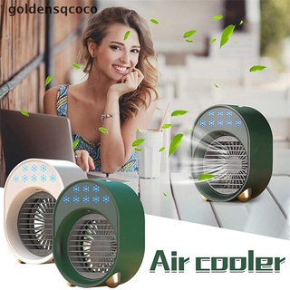 Coco ventilador enfriador de aire Mini escritorio aire acondicionado con luz nocturna USB ventilador de refrigeración.