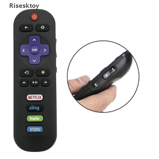 risesktoy nuevo mando a distancia de repuesto para tcl tv con botones de radio vudu netflix hulu *venta caliente