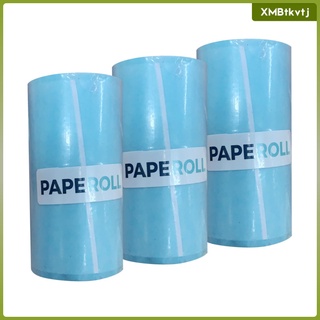 3x papel térmico autoadhesivo 57x30mm rollo de papel para bolsillo paperang p1/