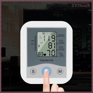 monitor automático preciso de presión arterial monitor bp monitor de ritmo cardíaco detección ajustable puño de muñeca 99 memoria de lectura (8)