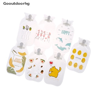 [Gooutdoorhg] Cute Transparent Hot Water Bottle Warm Belly Treasure Cartoon Hand Warmer Bags Hot Sale