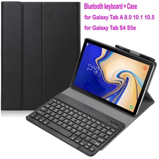 Funda de teclado Bluetooth para Samsung Galaxy Tab S4 S5e S6 S7 S7 FE A7 A7 Lite S6 Lite para Samsung Galaxy Galaxy Tab A