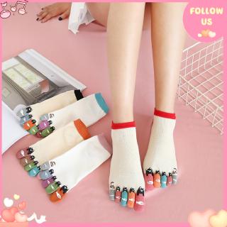 ✨ cloudwind 💕 calcetines coloridos para mujer/calcetines de cinco dedos/calcetines divertidos de algodón