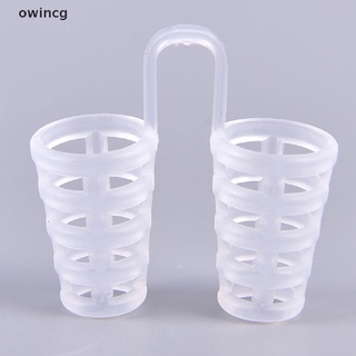 owincg 1pc anti ronquidos solución anti ronquidos clip nariz silicona cuidado de la salud tapón nos co (5)