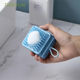 Tianyun Washer Cerdas cepillo De silicona De secado rápido para baño De cachorros/herramientas De lavado para limpieza De perros/cepillo De masaje Multicolor