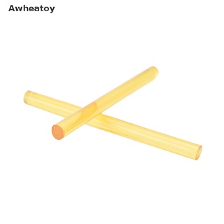 awheatoy 12 x profesional queratina pegamento palos para extensiones de pelo humano amarillo *venta caliente (5)