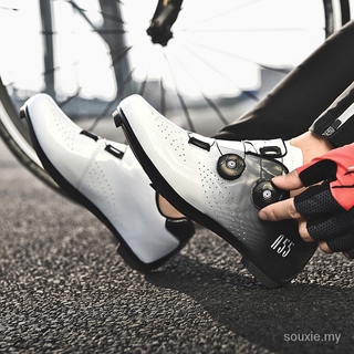 37-46 hombres bicicleta de carretera zapatos de ciclismo premium microtex zapatos con cleat hombres spd zapatos negro blanco hombres ciclismo spinning zapatos ixta