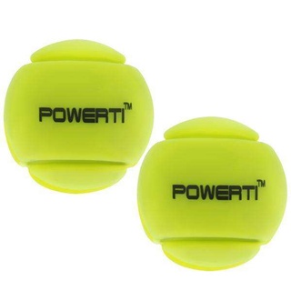 2 raquetas de tenis de squash, 2 piezas, amortiguadores de vibración, color amarillo