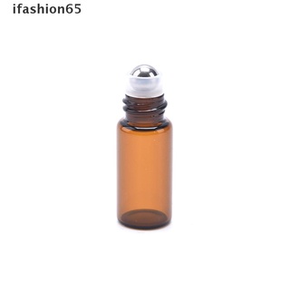 ifashion65 10 unids/pack 1ml 2ml 3ml 5ml ámbar delgado rollo de vidrio en botella aceite esencial viales co