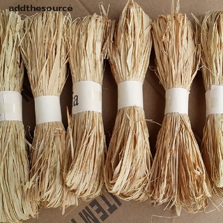 [ade] 1 pc/set rafia natural reed tying craft cinta de papel twine 30g ags