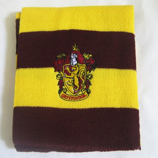 Pañuelo para niños Harry Potter Gryffindor Hufflepuff Slytherin Knit Cosplay pañuelo (7)
