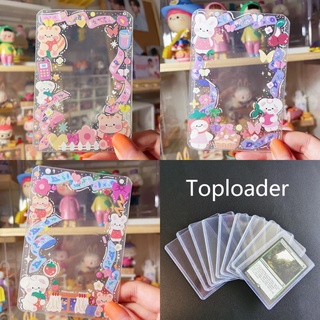Toploader Thick Photocard Protector Case Transparent Card Sleeves DIY Gaming Trading Card Holder (1)