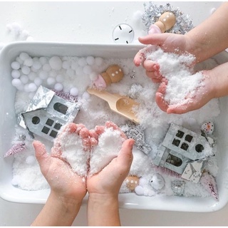Polvo de nieve instantáneo ecer 10gr/polvo de nieve/nieve hecho de juguetes sensoriales de los niños/juego sensorial