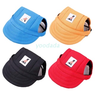 Yoo gorra de béisbol para perros/gato/gato/gorro para sol para perros/gorra de sol con orificios para orejas