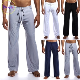 Pantalones para hombre ropa de dormir ropa de dormir pantalones de Yoga fondos ropa de hogar ropa de hogar hielo seda