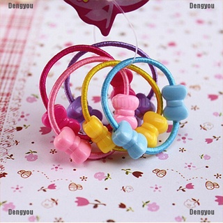 <dengyou> 50 piezas surtidos de goma elástica para el pelo de la cuerda de caballo titular para niños niña