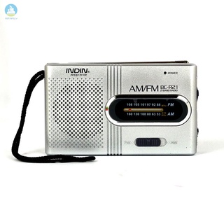 MI Mini Radio portátil altavoz AM FM ajustable antena telescópica de bolsillo Radios