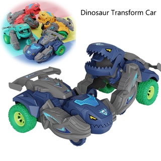 Nuevo dinosaurio transformador coche dinosaurio transformar coche juguetes automático dinosaurio dinosaurio transformador coche de juguete para niño