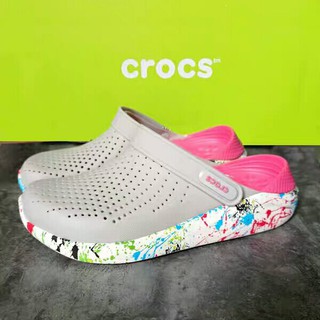 【¡gran venta! ! 】Crocs LiteRide clog Ligero y cómodo Entrega rápida para mujer zapatillas casual sandalias zapatos pantuflas