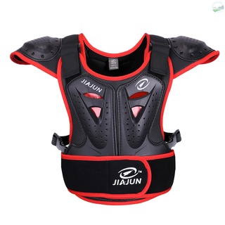 Chaleco de armadura para niños, cuerpo, pecho, columna vertebral, Protector de espalda, chaqueta protectora para ciclismo, patinaje, esquí, Skateboarding (1)