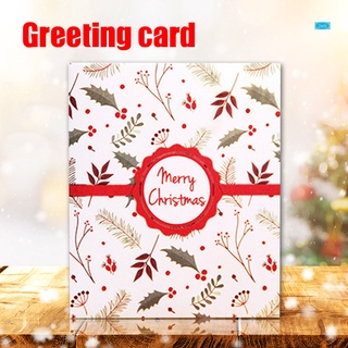 2pcs santa trineo popup tarjeta de navidad hecha a mano 3d popup tarjetas de felicitación para navidad regalo de vacaciones