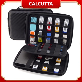 calcutta Portable Hard Drive Disk Storage Case Box USB Disk Power Bank Bag Organizer