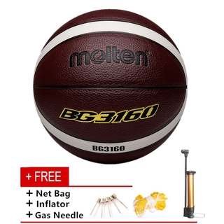 molten bg3160 bola de baloncesto tamaño oficial 7 adulto pelota de baloncesto resistente al desgaste al aire libre durable bola libre de la bomba
