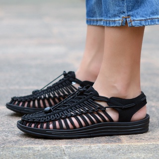 Sandálias esportivas masculinas e femininas, chinelos, sapatos respiráveis para caminhada ao ar livre, sandálias trançadas (6)