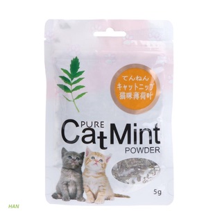 Han Cat Mint Natural orgánico Premium trata Catnip mentol gatito divertido sabor sueño