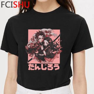 Demon slayer camiseta de sangre ropa divertida ropa Hip-Hop camisetas Tops T-shirt mujeres manga corta masculina moda