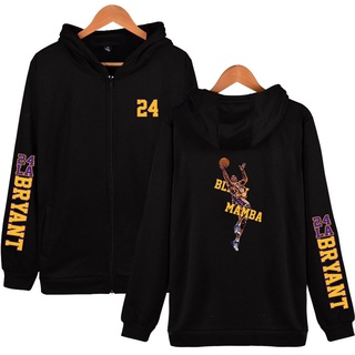 Kobe Bryant sudadera con cremallera 3D chaqueta Lakers Kobe negro Mamba suéter