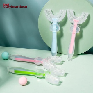 Cepillo de dientes en forma de u para niños/cepillo de dientes de silicona líquida/limpiador de dientes para bebés/cepillo de dientes suave de dibujos