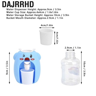 Dajrrhd Mini dispensador de agua de dibujos animados de bebida de juguete simulación de cocina para niños (6)